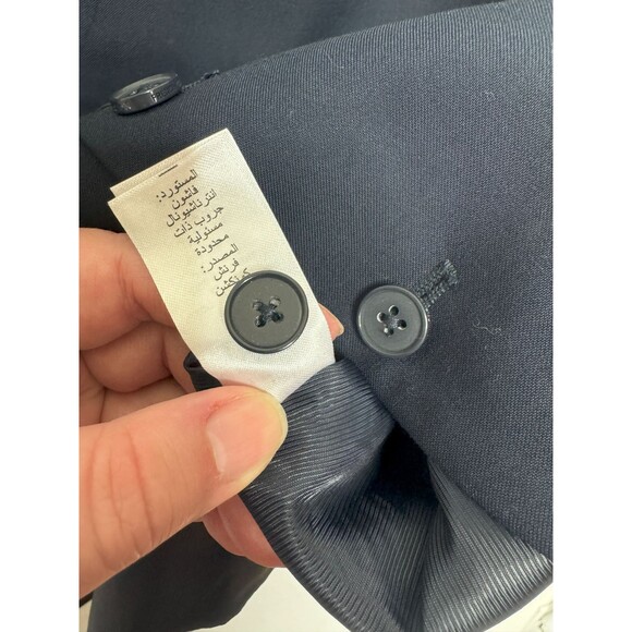 French Connection Sz 42 Vest In Marine Blue Rayon Blend V-Neck Casual ASOS New - Picture 12 of 12